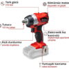 Einhell TP-CW 18 Li BL Aküsüz Darbeli Somun Sıkma