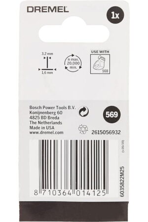 Dremel 569 İnce Sıva Kazıma Ucu, 1,6 mm