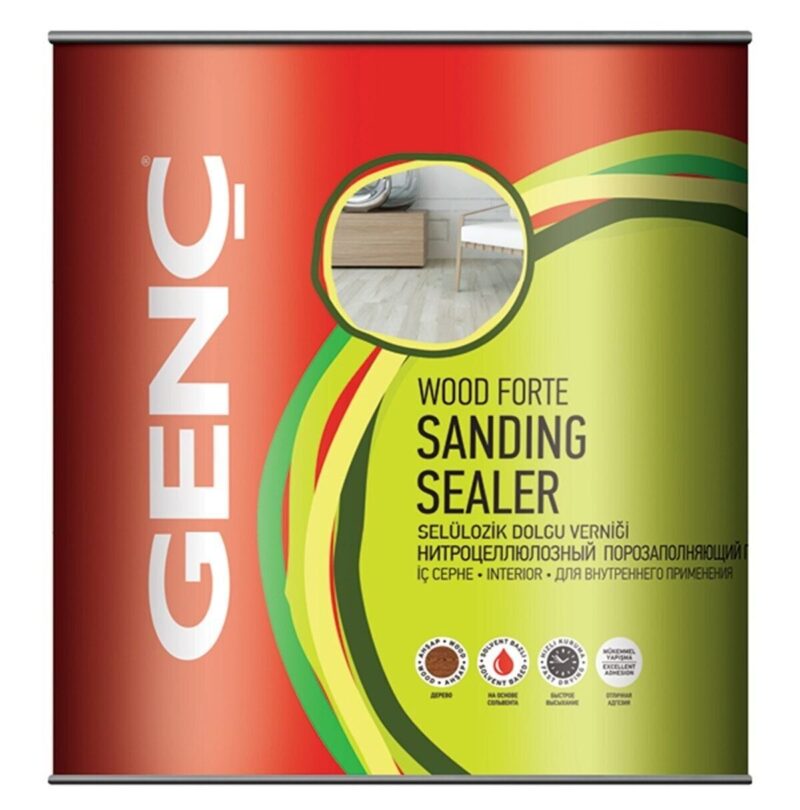 Genç Wood Forte Selülozik Dolgu Verniği 12 Kg