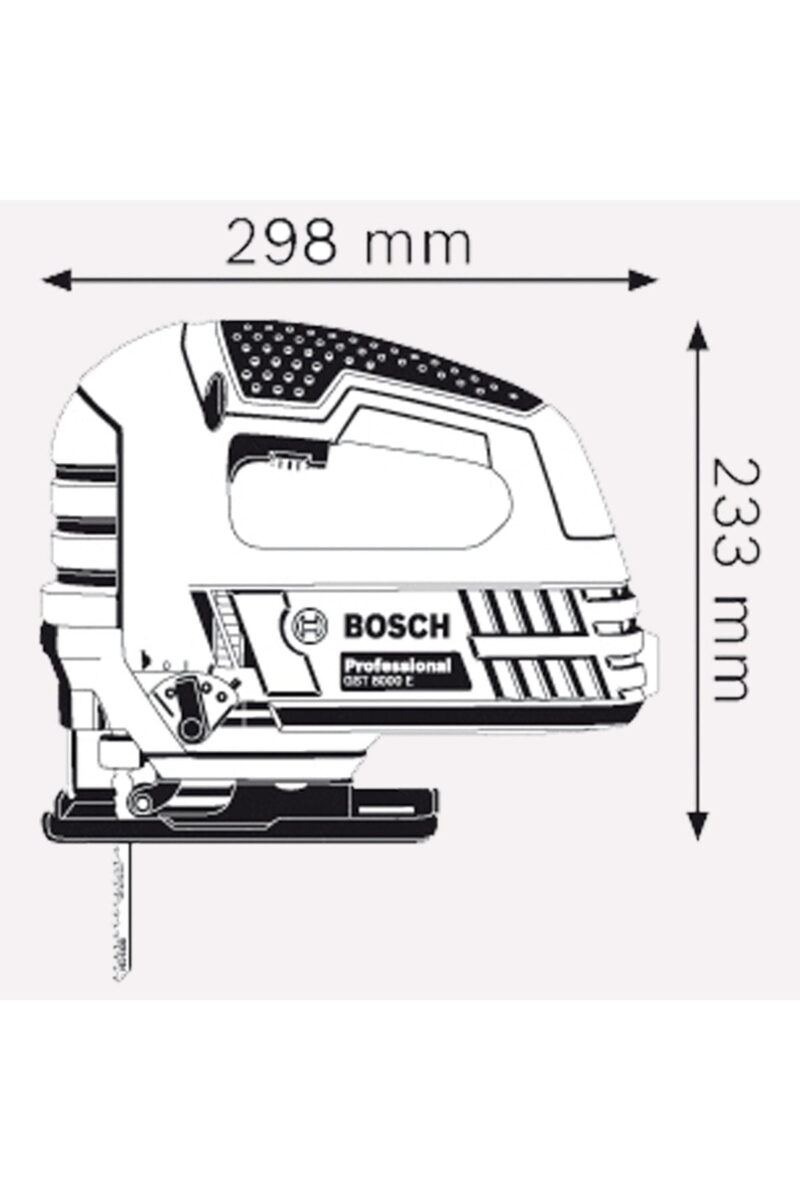 Bosch GST 8000 E 710 W Dekupaj Testere