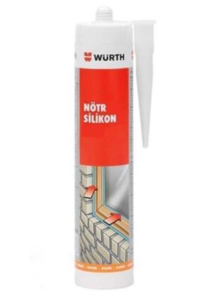 Würth Nötr Silikon Şeffaf 310ml