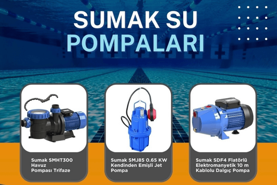 sumak su pompaları