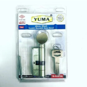 Yuma Bilyalı Tuzaklı Mandallı Saten Çelik Kapı Kilit Bareli