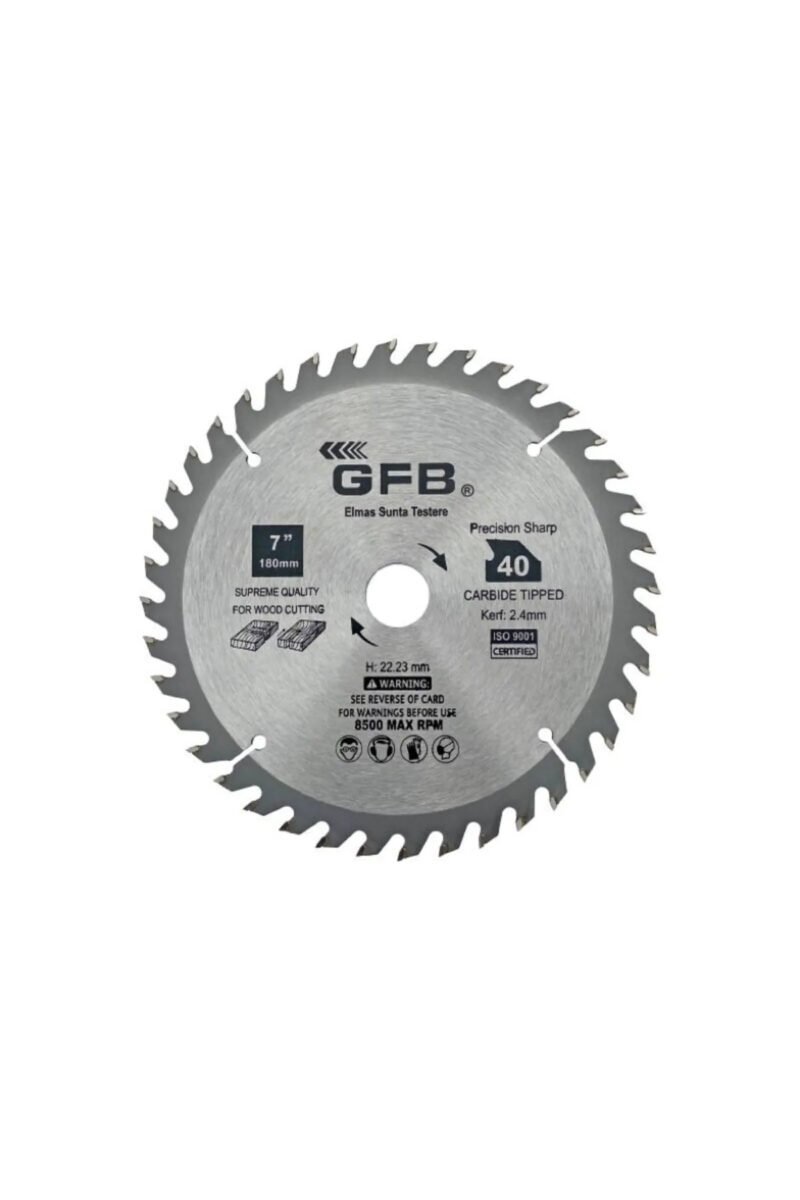 Gfb Elmas Uçlu Sunta Ahşap Kesme Daire Testere 300 Mm