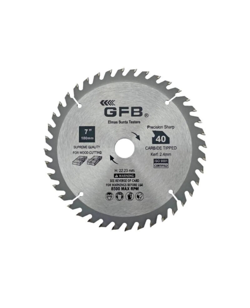Gfb Elmas Uçlu Sunta Ahşap Kesme Daire Testere 300 Mm