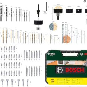 Bosch Professional Accessories 2607017367 Matkap Seti Dahil V-Line Titanium 103-Parça