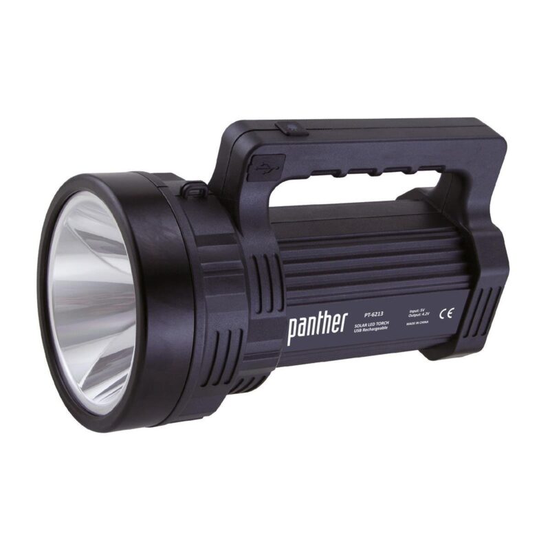 Panther PT-6213 Usb Şarjlı Solar El Feneri
