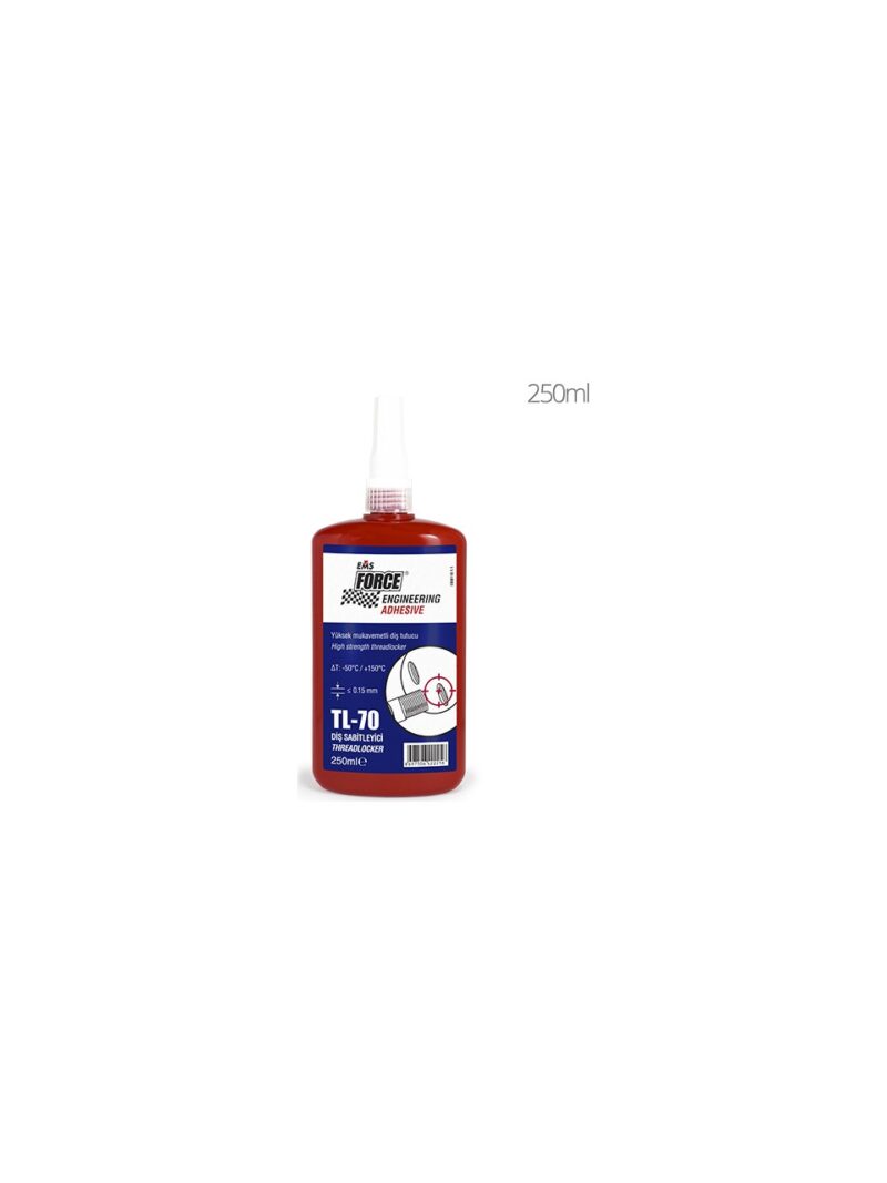 Force TL-70 Cıvata Sabitleme 250ml (Yüksek Kuvvet)