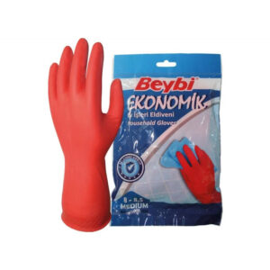 Beybi Ekonomik Ev Tipi Eldiven Kırmızı