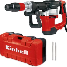 Einhell Kırıcı TE-DH 32 (1.500 W, 32 J Tek Darbe Gücü, SDS-max, Titreşim Azaltıcı Sap + Softgrip, Sivri/Düz Keski + E-Box Dahil)