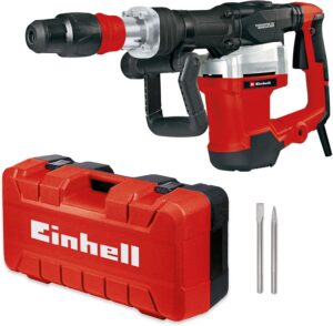 Einhell Kırıcı TE-DH 32 (1.500 W, 32 J Tek Darbe Gücü, SDS-max, Titreşim Azaltıcı Sap + Softgrip, Sivri/Düz Keski + E-Box Dahil)