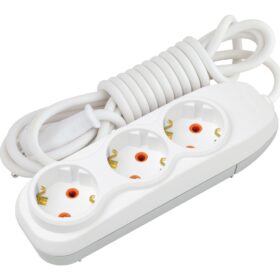 Nilson 3 LÜ Topraklı Grup Priz Kablolu 3m