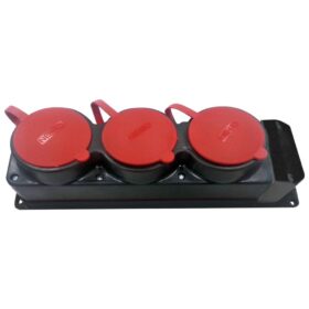 3lü (Üçlü) 3X25A Kauçuk Grup Priz