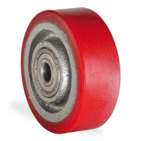 Kama Rulmanlı Döküm Poliüretan Tekerlek 200x50