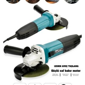 ASSUR 780w Metal Şanzıman Avuç İçi Taşlama Makinesi 125 mm