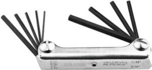 Ceta Form K99-F2M 9 Parça Çakı Tipi Inch Allen Takımı