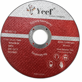 Yeef 115x1,0x22,2 mm ınox kesme taşı