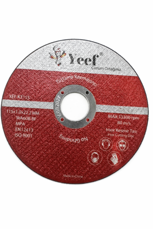 Yeef 115x1,0x22,2 mm ınox kesme taşı