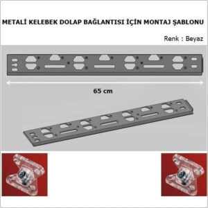 Metali Şeffaf Çektirme Montaj Şablonu