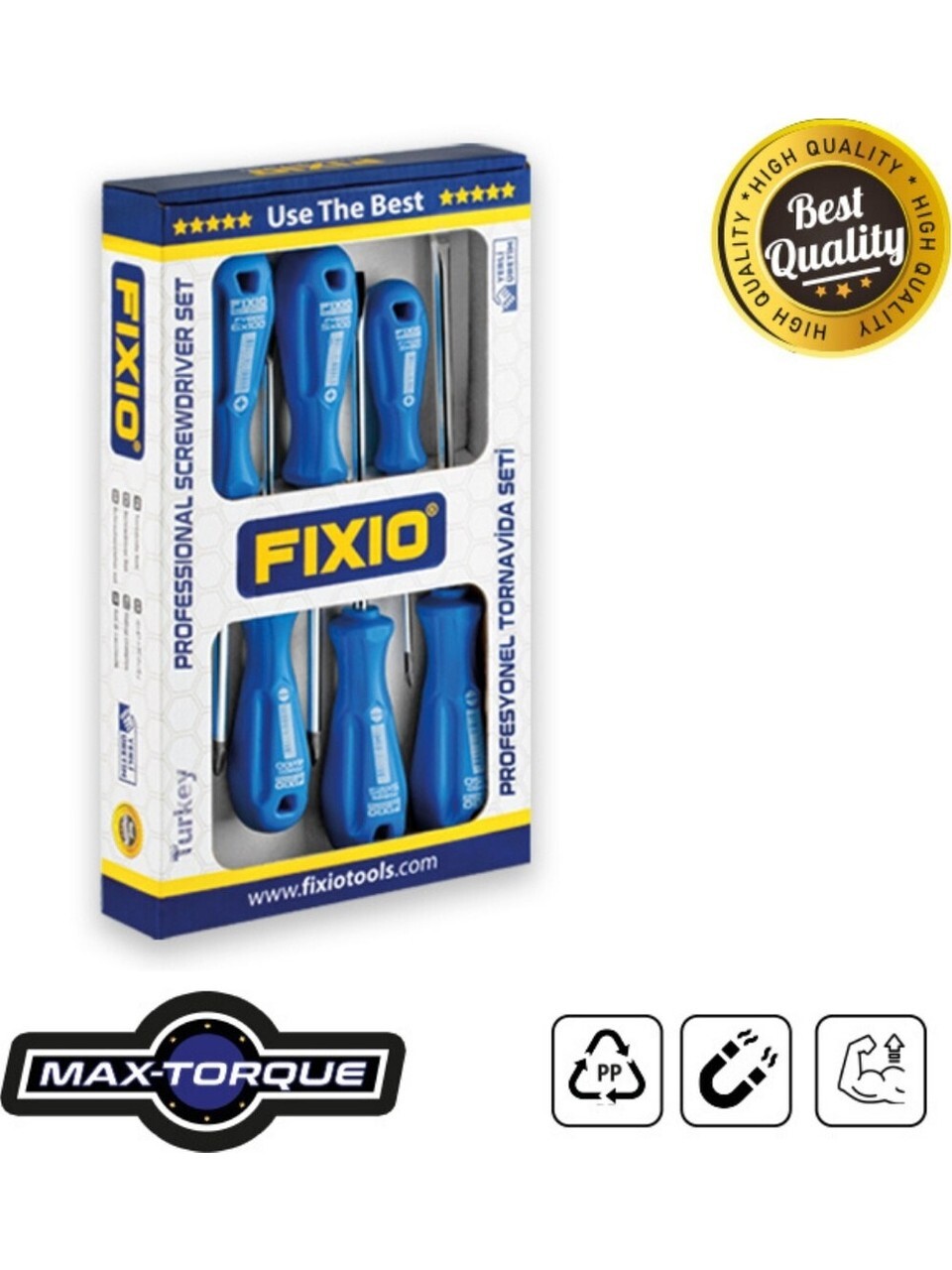 Fixio FT6000 6 Parça Torx Tornavida Seti