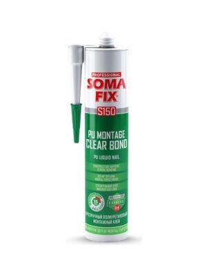 Somafix Solvent Bazlı Sıvı Çivi Şeffaf Somafix S150P -310ML