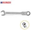 İzeltaş 0345 Mafsallı Cırcır Kombine Anahtar 10 mm