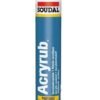 Soudal Acryrub Silikonize Mastik 500 gr - BEYAZ