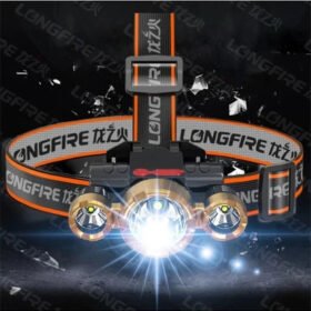Kafa Feneri Led Özellikli Usb Şarjlı 3 Gözlü 4 Modlu Oynarbaşlıklı Kafa Lambası