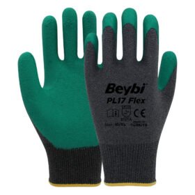Beybi PL17 Flex Polyester Örme Lateks Kaplı Camcı İş Eldiven
